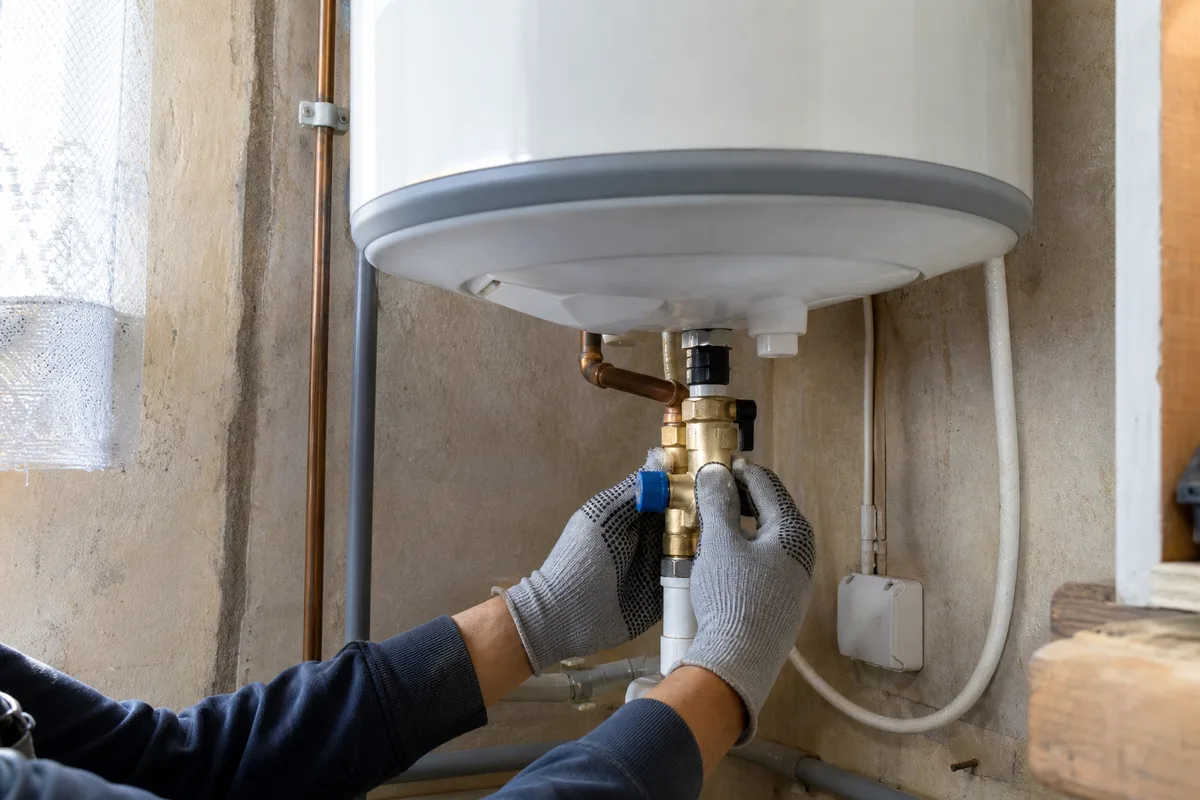 Salle de bains rénovée à Gouesnou avec douche à l&rsquo;italienne et receveur extra-plat