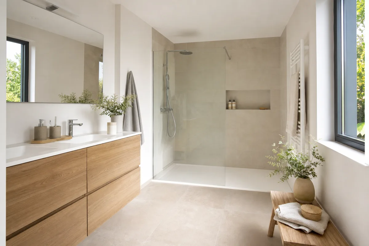 Rénovation complète de salle de bains à Brest : étapes & budget